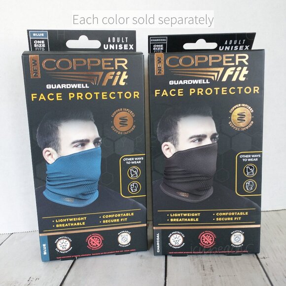 Copper Fit Guardwell Neck Gaiter UPF30 Unisex OS New Face Protector Breathable - Picture 4 of 5